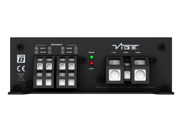 Vibe Audio 4 channel Powerbox amp, inputs