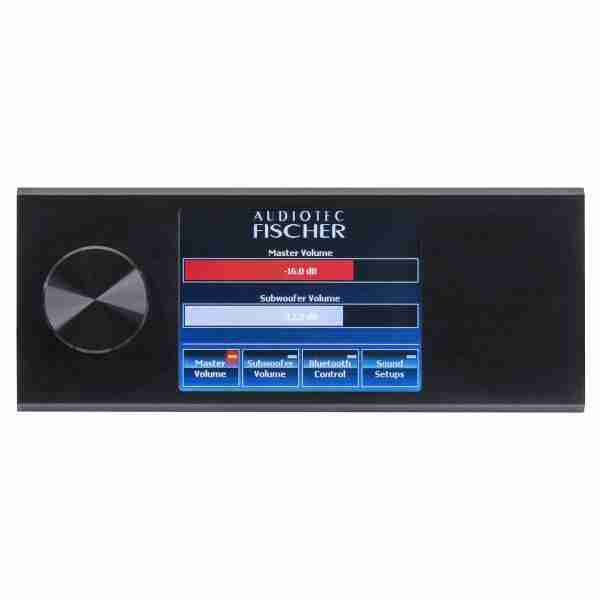 Car audio remote control display