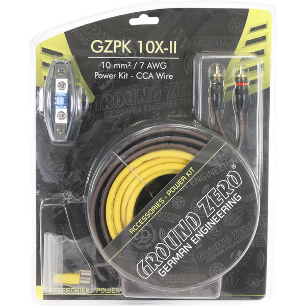 Ground Zero 10mm2 cable kit