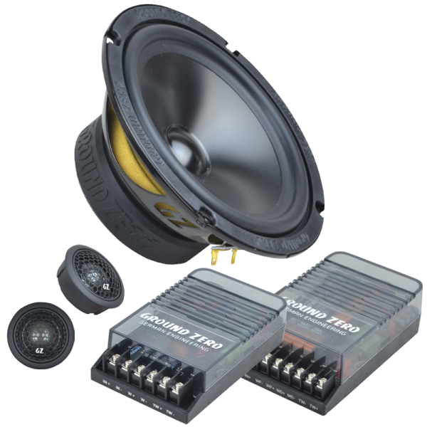 Ground Zero 6.5" 2-way component speaker system pack